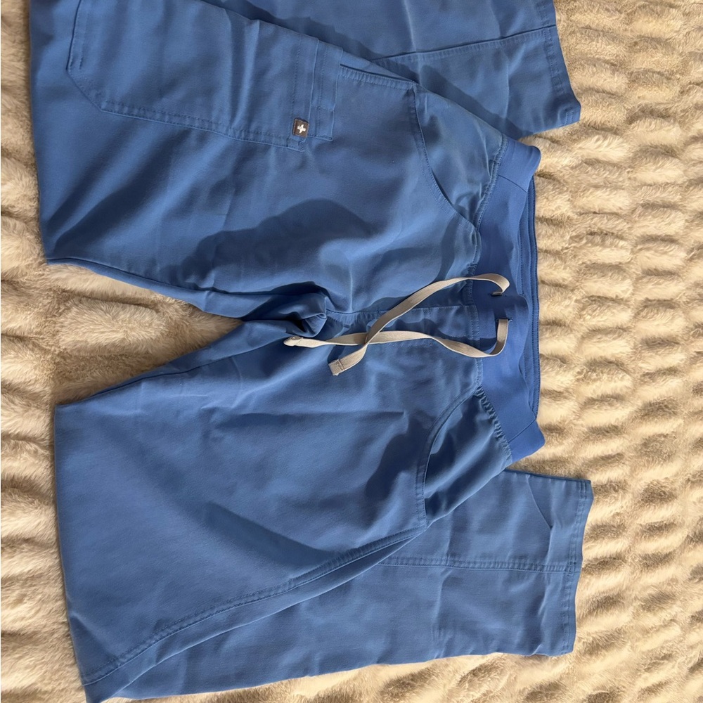 Figs Light Blue Technical Collection Pants